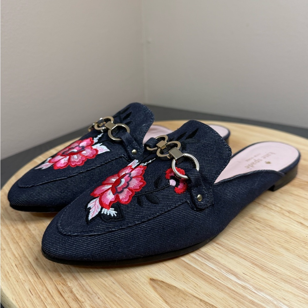 Kate Spade women’s  Canyon denim shoes - Picture 3 of 12